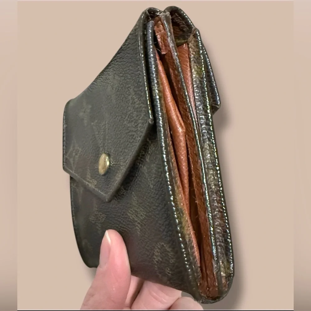 Authentic Vintage Louis Vuitton Monogram Bifold Compact Unisex Wallet - Picture 6 of 8